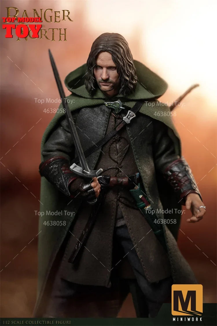 Miniwork MW-001 1/12 Scale Male Soldier Game Character Rangers Of The North Full Set 6'' Action Figures Model for Collection