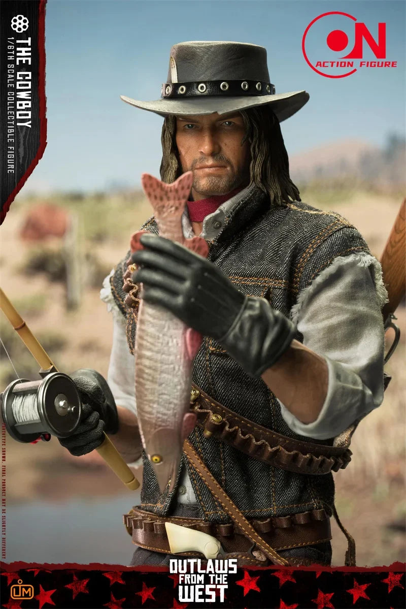 2025 Q4 LIMTOYS LIM011 1/6 The Cowboy John Double Head Figure Model 12'' Male Soldier Action Figure Doll Full Set Toy