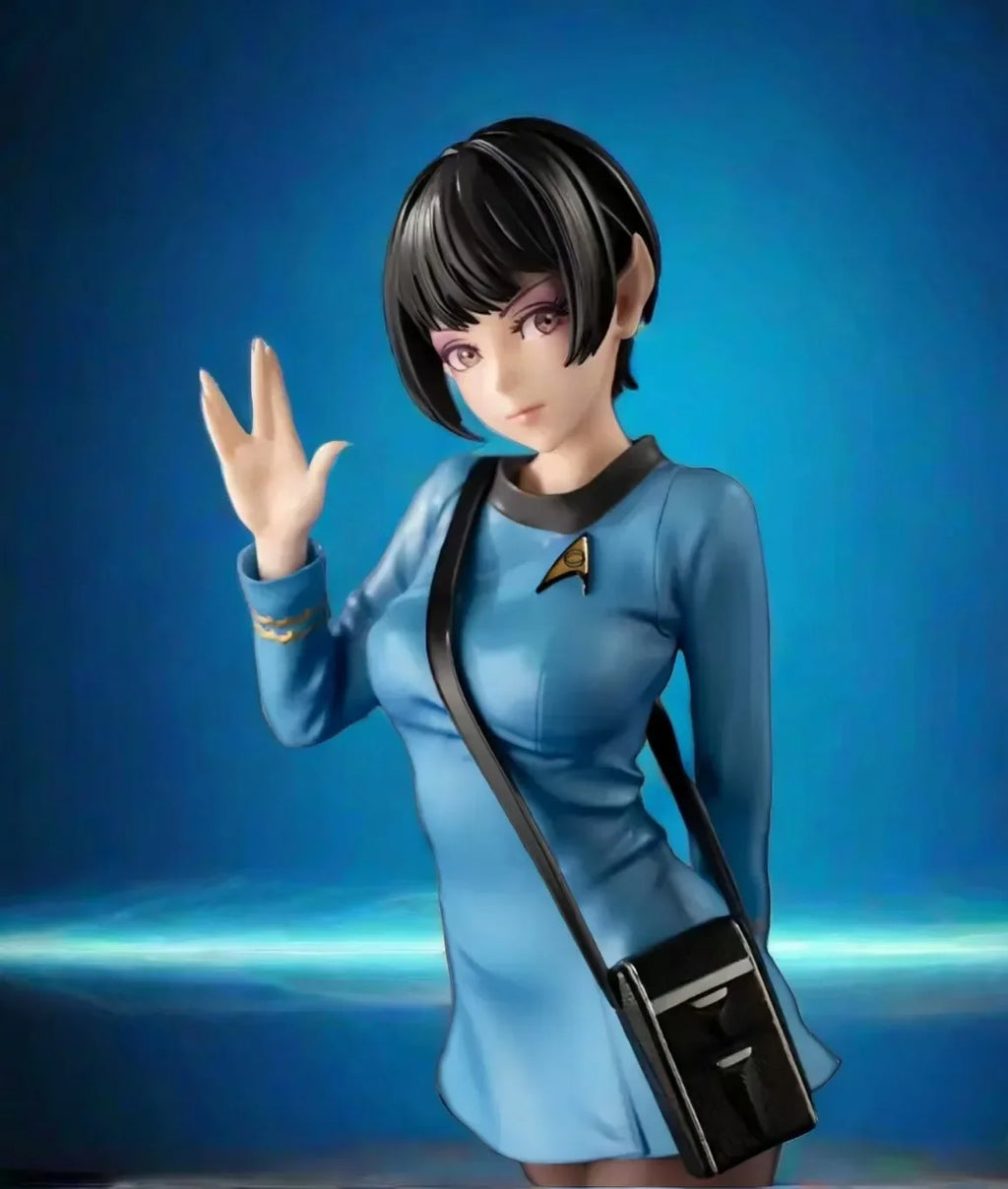 Star Trek Fire God Answering Salute Scientist Vulcan Star Wars Battle Station Pose Collectible Figure Wholesale Model Toy