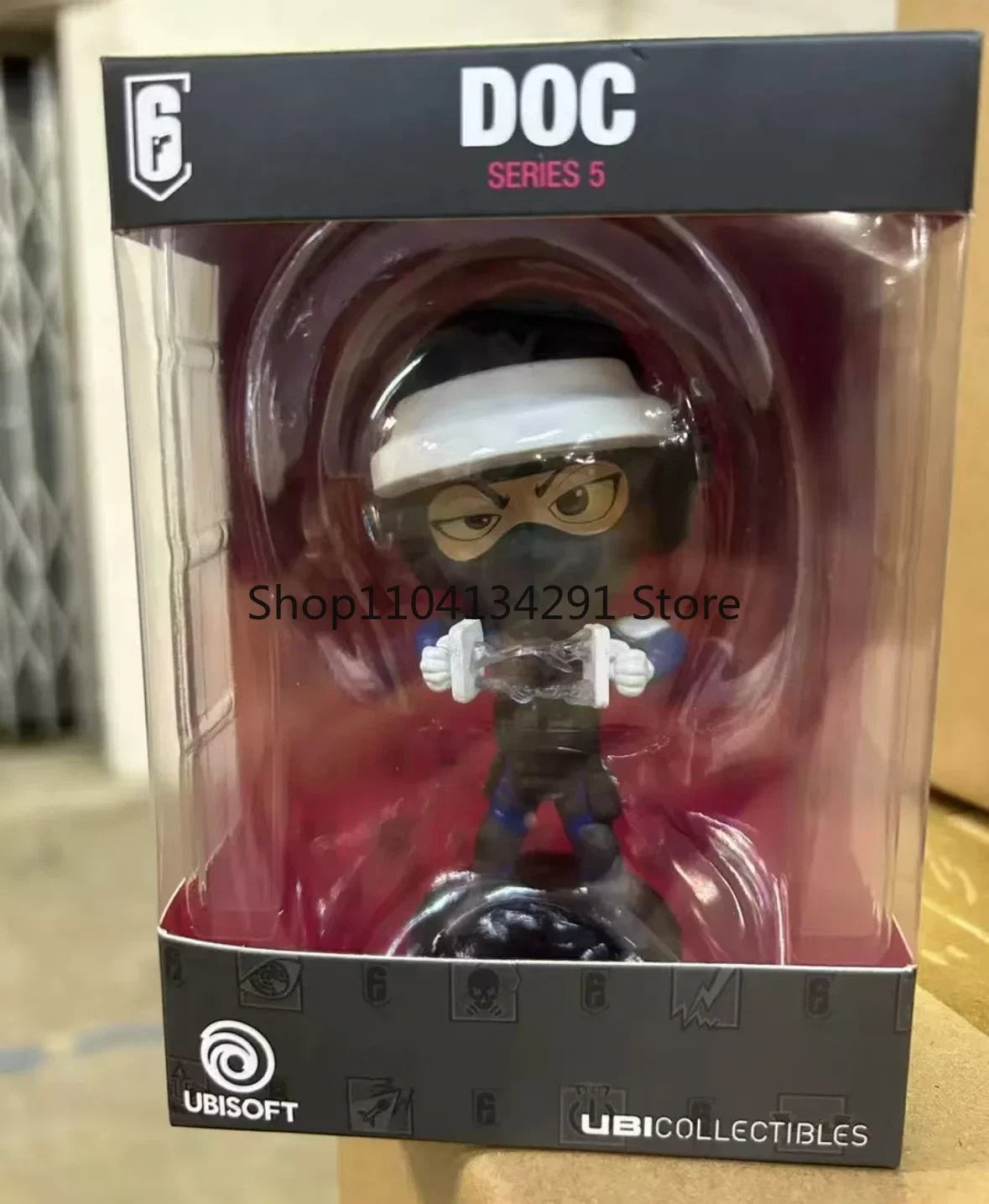 10cm R6 Rainbow Six Siege Figure Blitz Montagne Bandit Caveira Thermite Ash Action Figure Q Version Collection Decora Toys Gifts