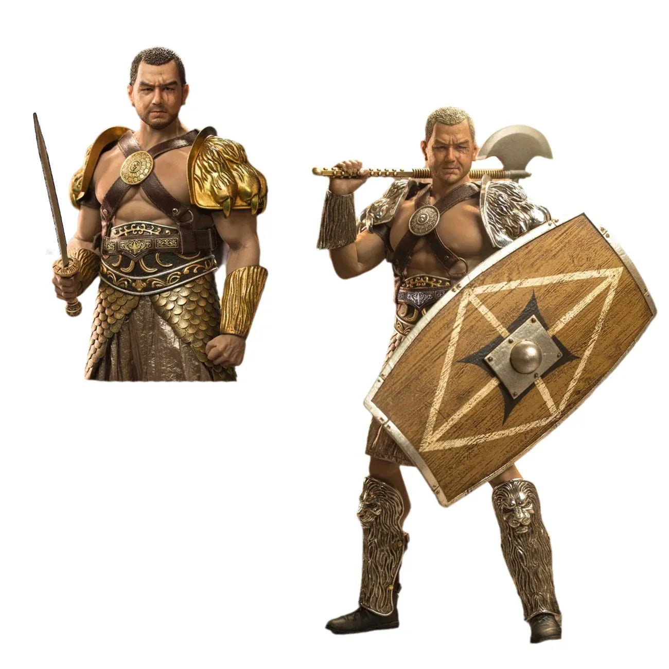 HHMODEL HAOYUTOYS HH18037 1/6 Scale Imperial Legion Hunting Ground Fighter Gaul Warrior Action Figure Set for Collectors