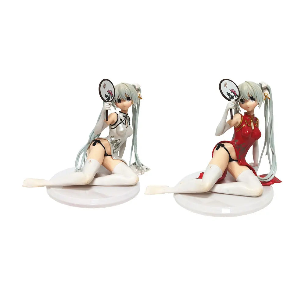 12CM Anime Yosuga no Sora Figure Kasugano Sora Sitting Anime Model Toy Gift Collection Decoration Ornament PVC