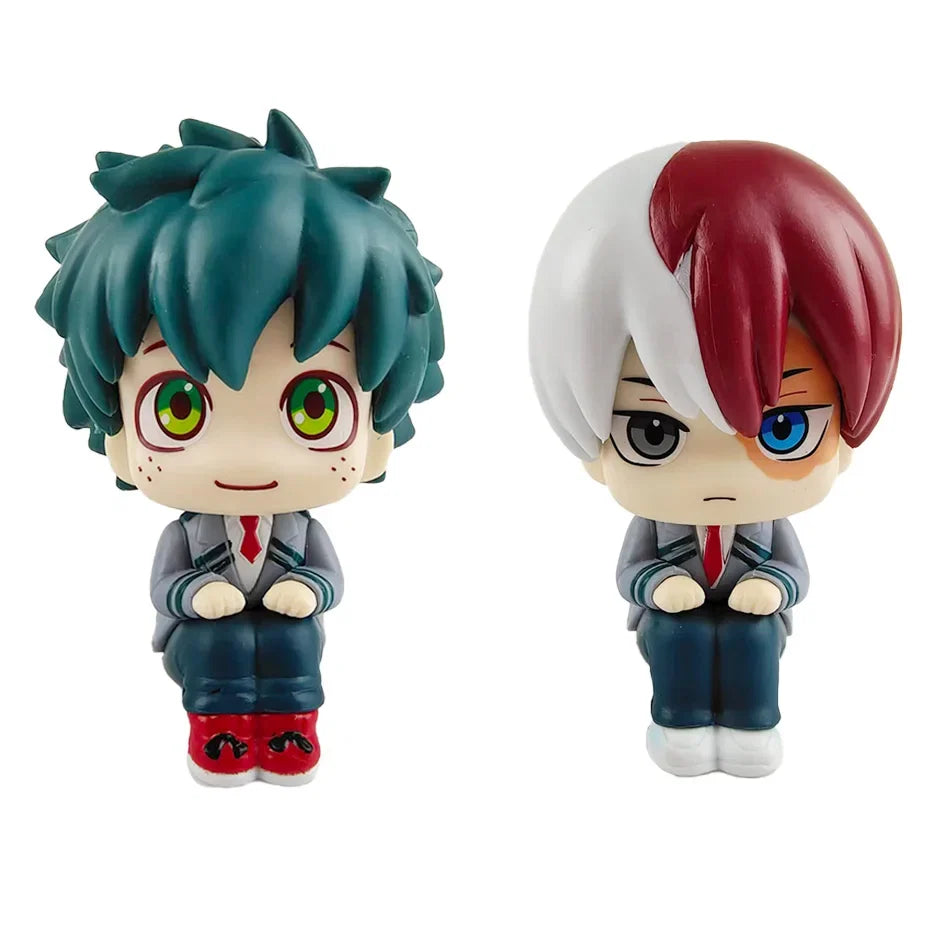 10cm Boku no Hero Academia Anime Figure Midoriya Izuku Action Figure Bakugo Katsuki/Todoroki Shoto Figurine PVC Collection Toys