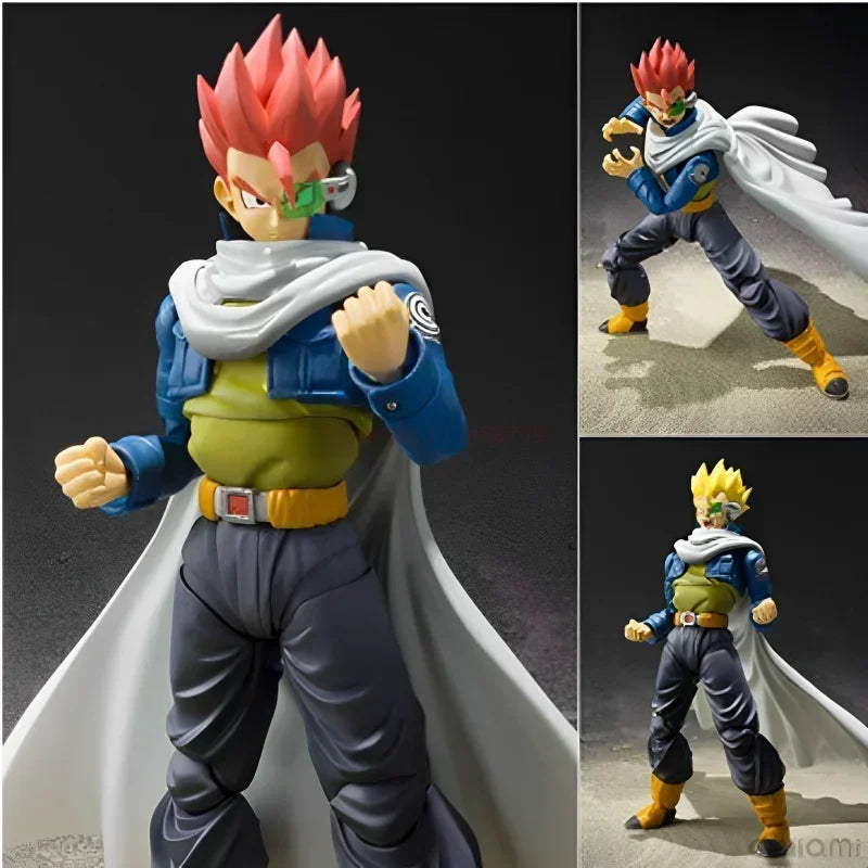 Original Bandai Dragon Ball Action Figure Shf Anime Figure 14cm Pvc The Patrol Xenoverse Gift Action Figure Boxed Birthday Gift
