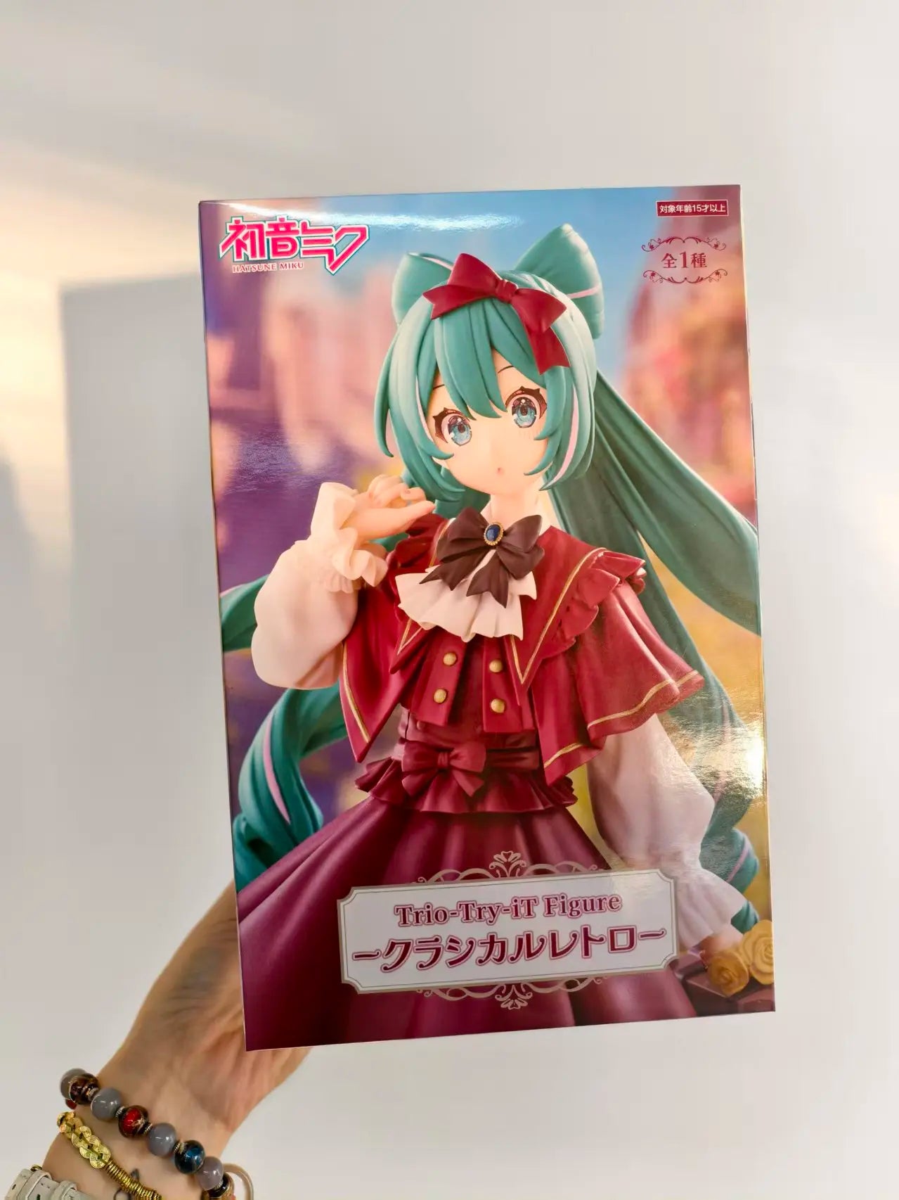 In Stock Original FuRyu Trio-Try-iT Piapro Hatsune Miku 19cm Classical Retro Anime Statue Figure Collection Dolls