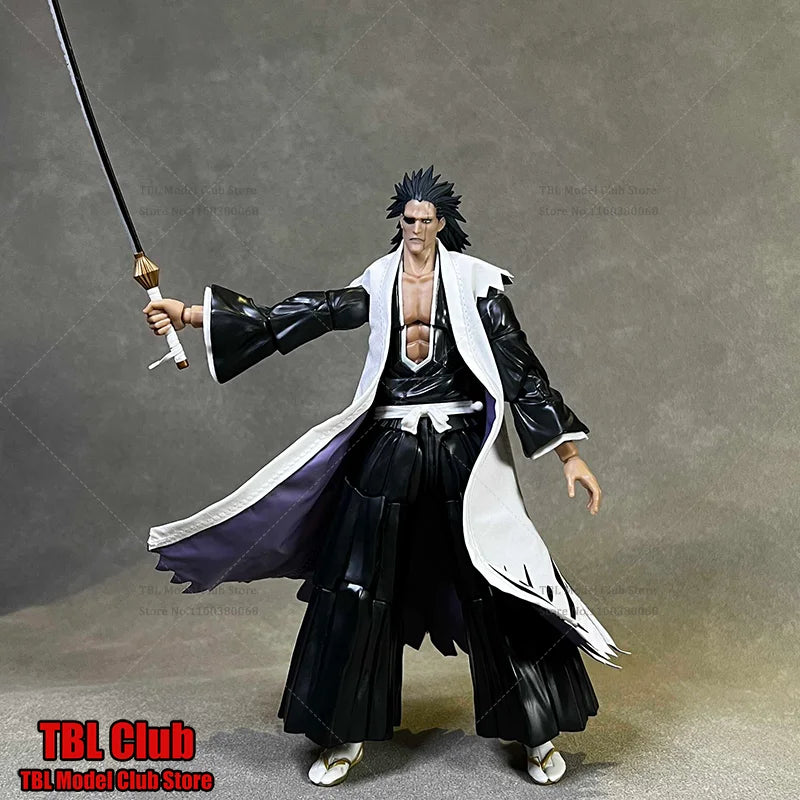 1/12 Scale Male Clothes Shinigami Zaraki Kenpachi Captain of Team Eleven Japanese Anime For SHF 6-inch Action Figure Soldier