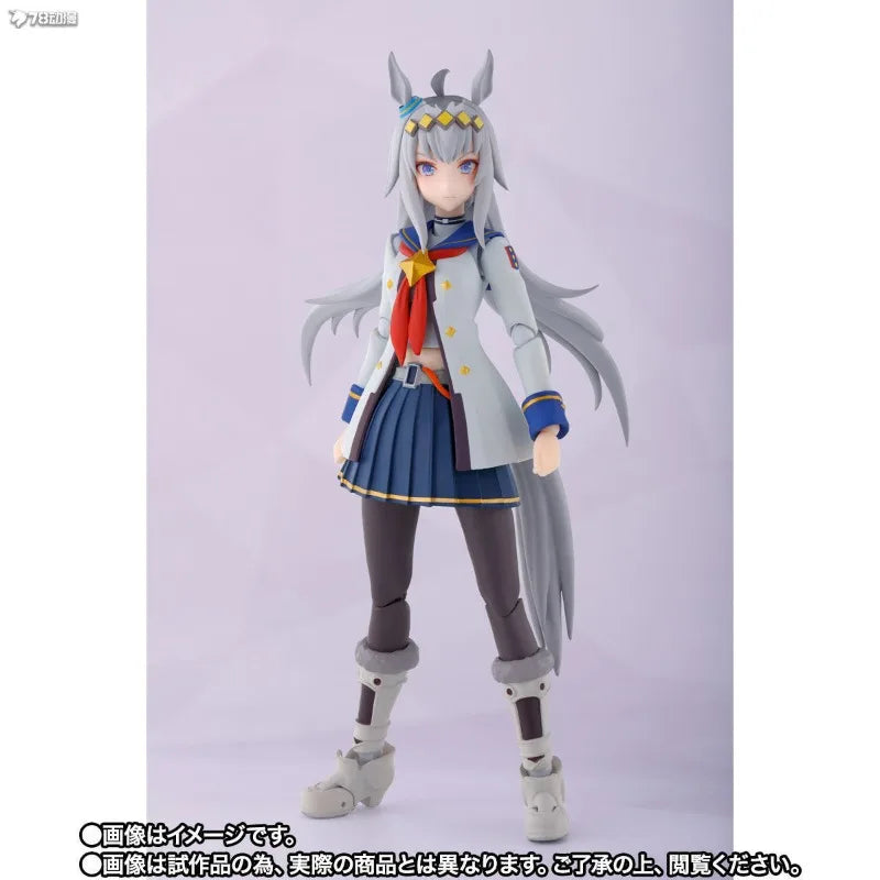 In Stock BANDAI Original SHF Oguri Cap Tamamo Cross Umamusume:Pretty Derby Anime Figure Model Toy Collectible Gift Children Girl