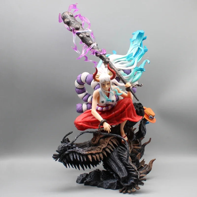Gk One Piece Yamato Figures Kaidou Daughter Yamato Action Figures Pvc Anime Figurine Collection Model Toys Kids Christmas Gifts