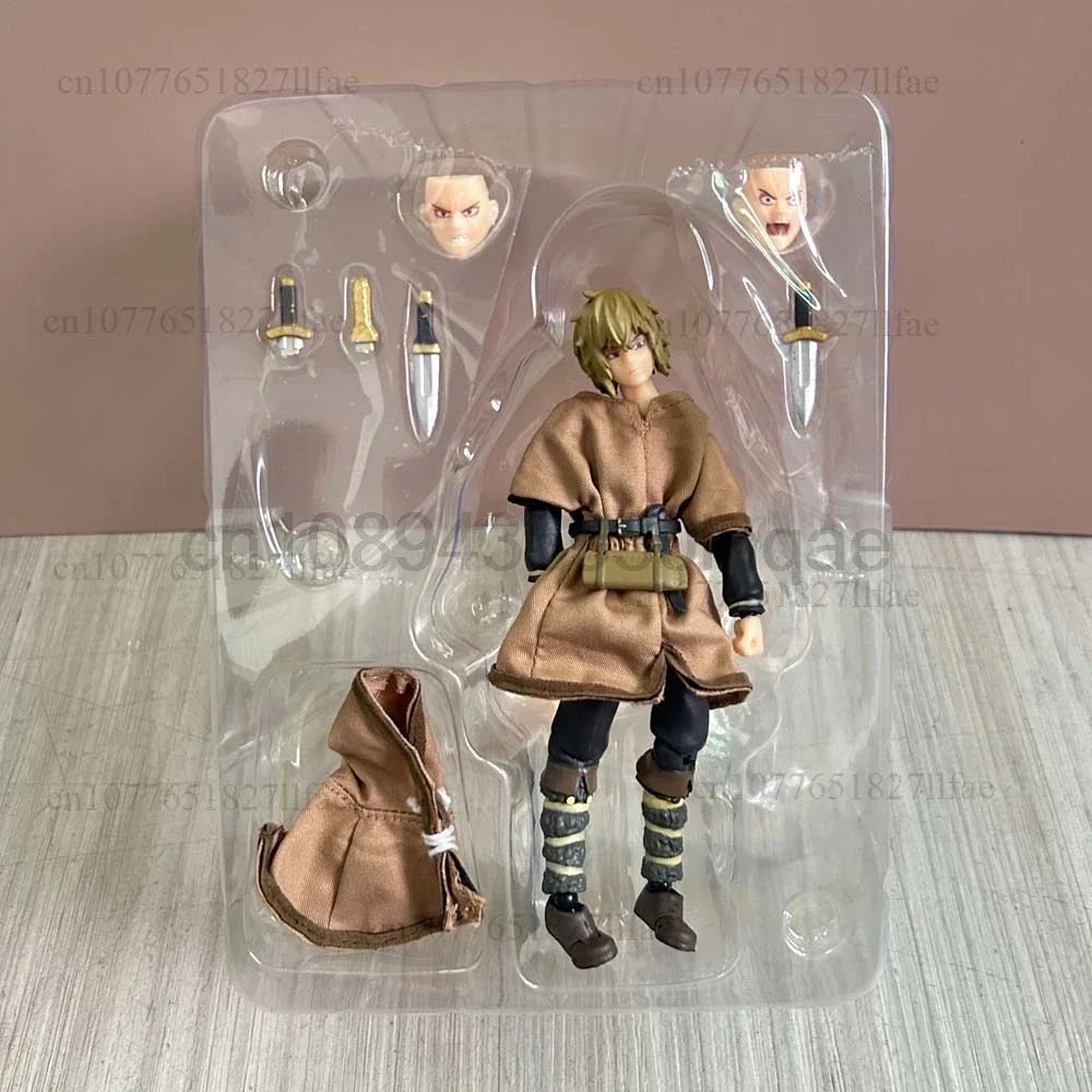 Figma 608 Thorfinn 14CM Vinland Saga Action Figure Model Toys Joint Movable Doll Birthday Present For Friends Room Ornament