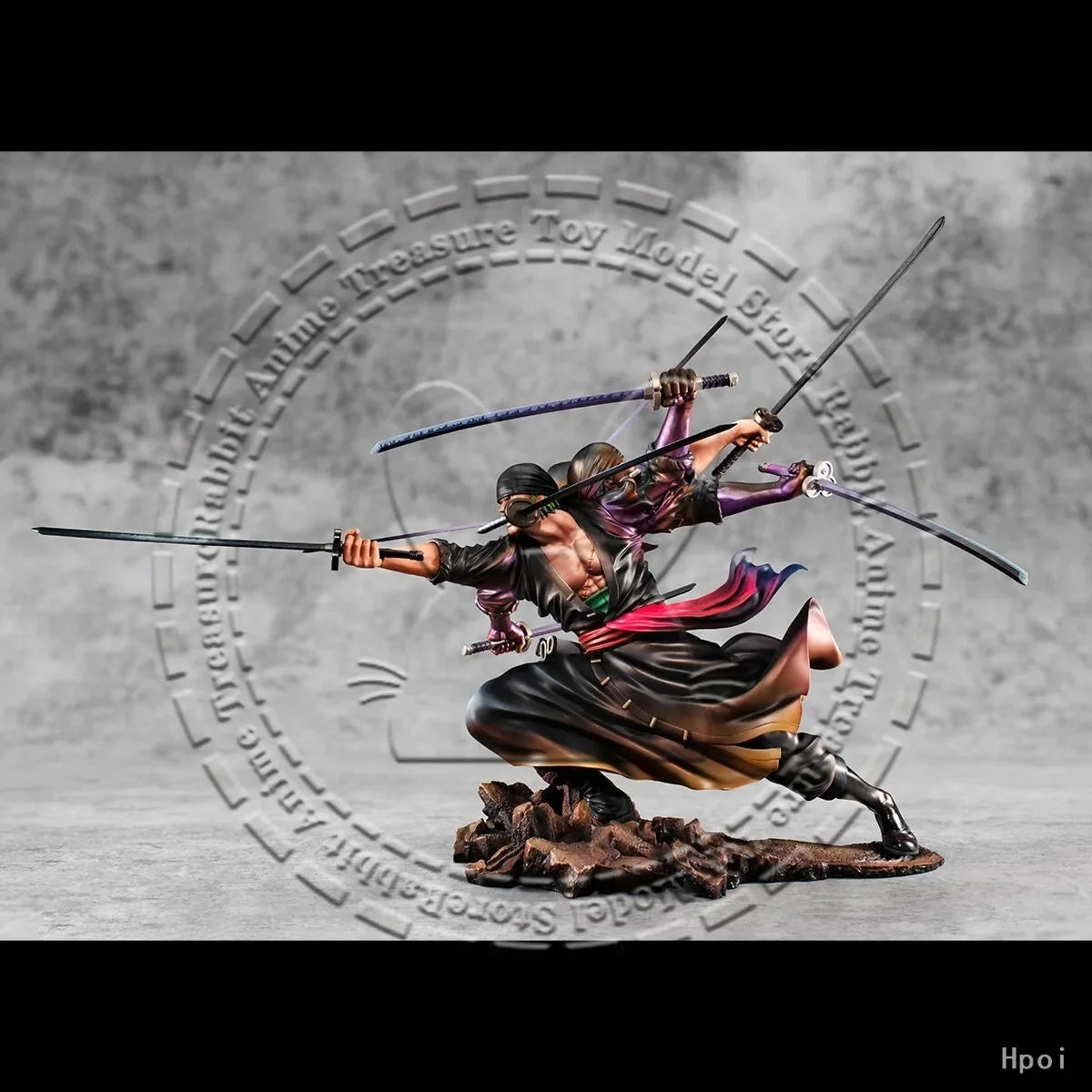 In Stock Original Genuine MegaHouse POP One Piece Roronoa Zoro WA-MAXIMUM Oni Ki Kitōryū Asura PVC Statue Collectible Figure