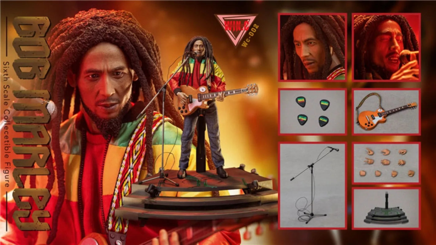 2025 Brand New Win.C Studio Wc002 1/6 Male Soldier Bob Marley Excellent Artist Singer Full Set 12 Inch Action Figure Model Toys