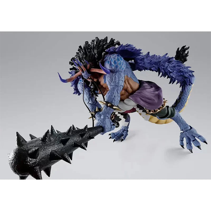 100% Original Bandai S.H.Figuarts SHF Kaido Of The Beasts Human Beast Form Kaidou In Stock Anime Action Collection Figures Toys