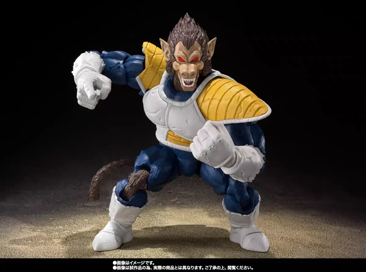 new In Stock Bandai Soul Limited SHF Saiyan Invasion Vegeta Big Ape Giant Ape Brand  Anime Figure Model Collection Toy Gift