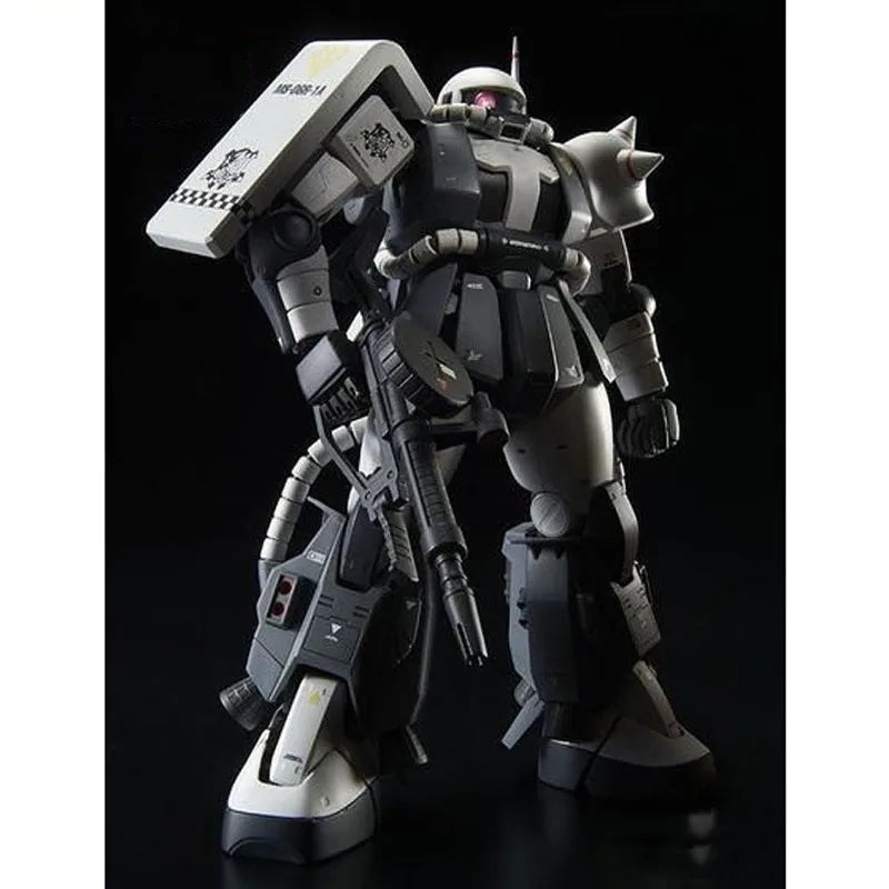 Bandai Original MG ZakuⅡ High Mobility Type MS-06R-1A 1/100 Action Figure Assembly Model Toys Gifts For Children GUNDAM