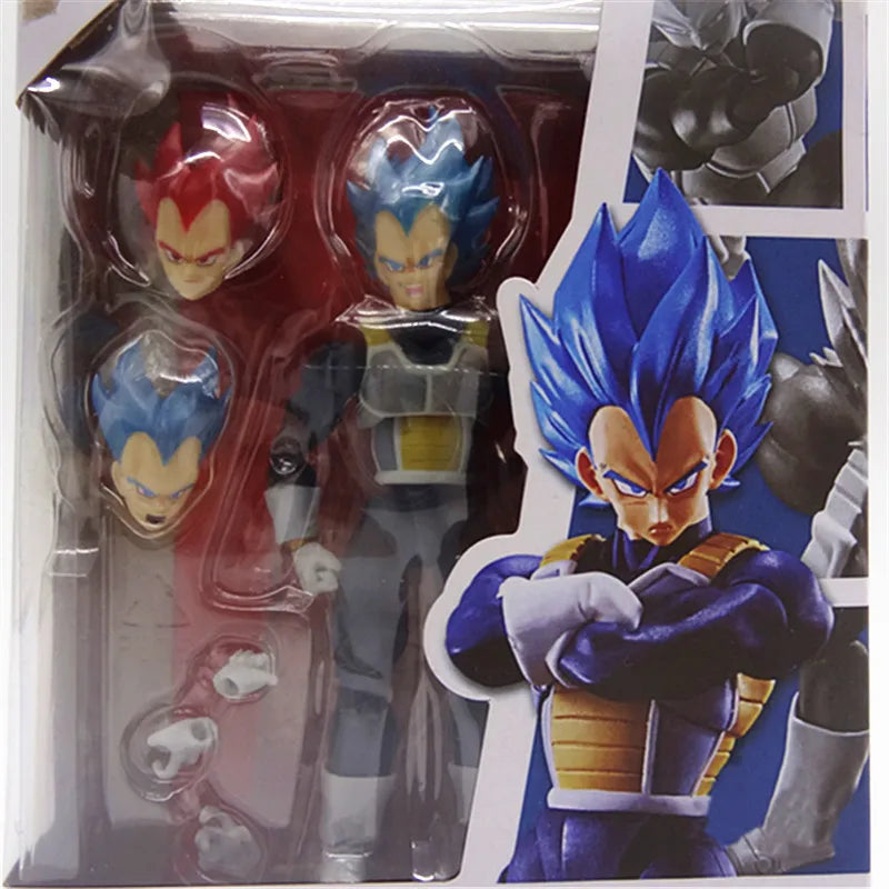 3 Types Dragon Ball Super Son Goku Vegeta Gogeta Action Figure Model Toys Joint Movable Doll Birthday Present