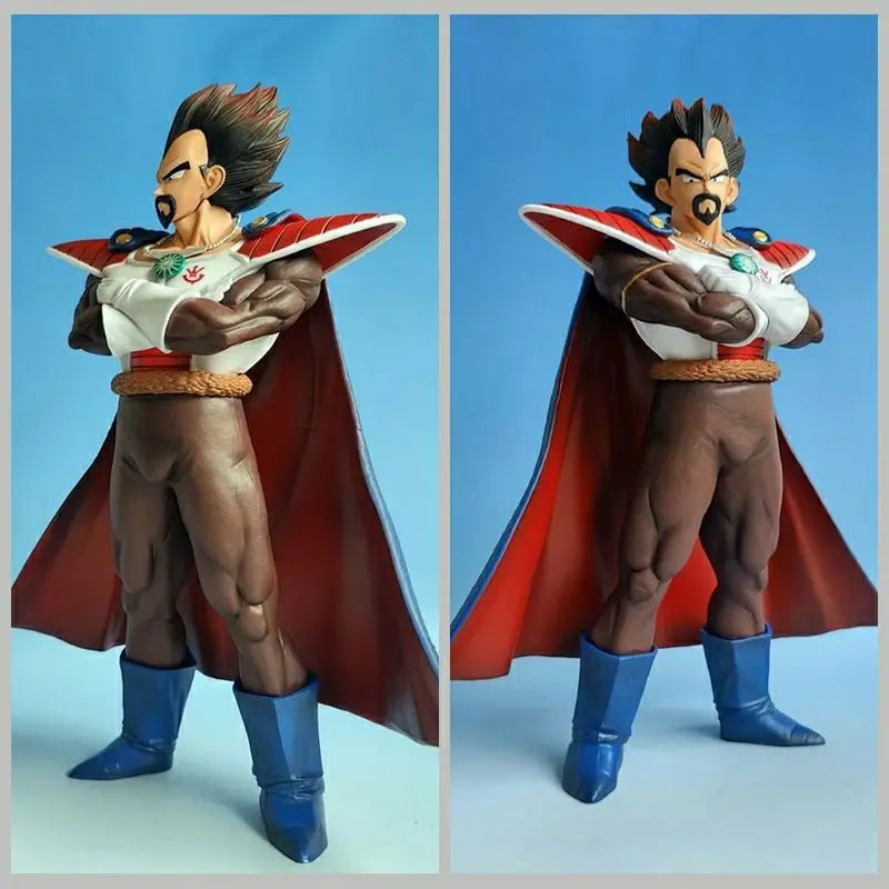 Dragon Ball King Vegeta Anime Figure Vegeta With Cloak Action Figurine 29.5cm Pvc Statue Collection Model Desk Decor Toy Gifts