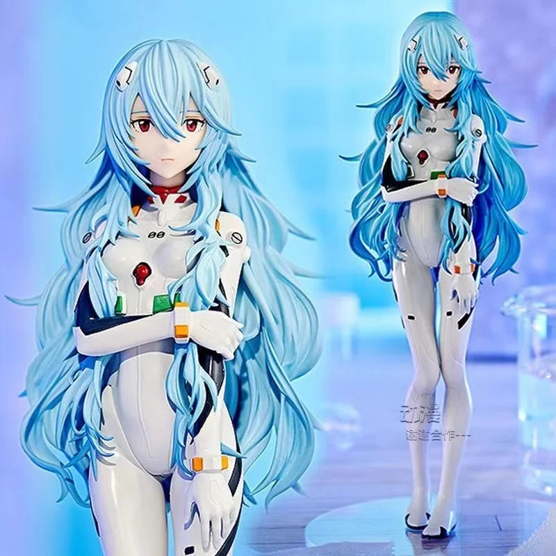 18CM 2024 New Anime NEON GENESIS EVANGELION EVA Ayanami Rei kawaii figure PVC model toys doll collect ornaments gifts