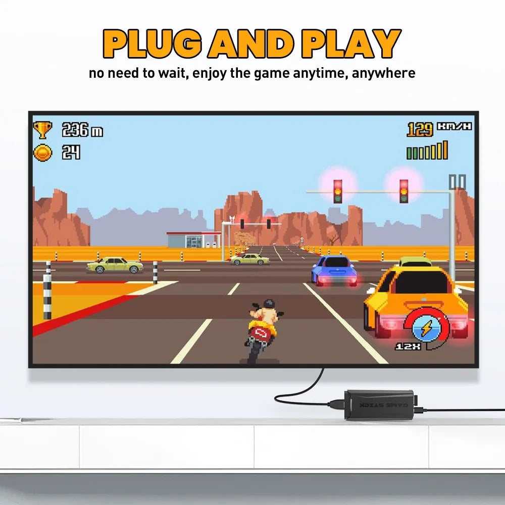 2024 New Game Stick Retro Game Console Super Console S2 Pro with 10000 Games 15 Emulators for PS1/GB/FC/MD/GBA Video Game Player