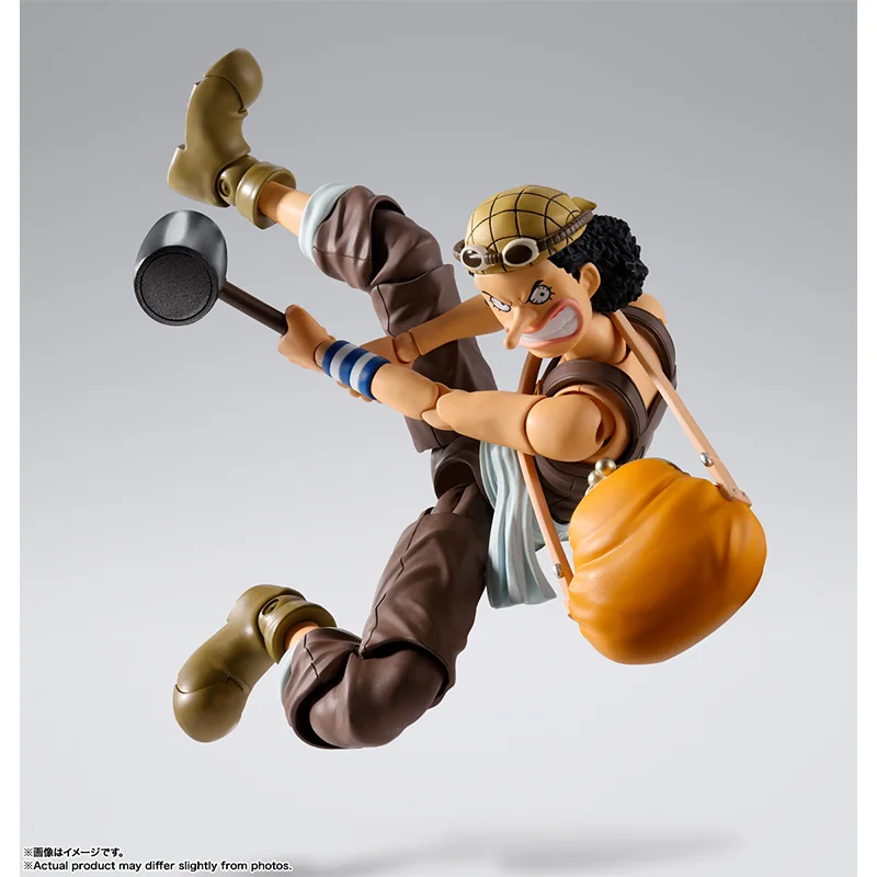 Original Bandai ONE PIECE SH Figuarts SHF Usopp Romance Dawn Anime Action Collection Figures Model Toys In Stock