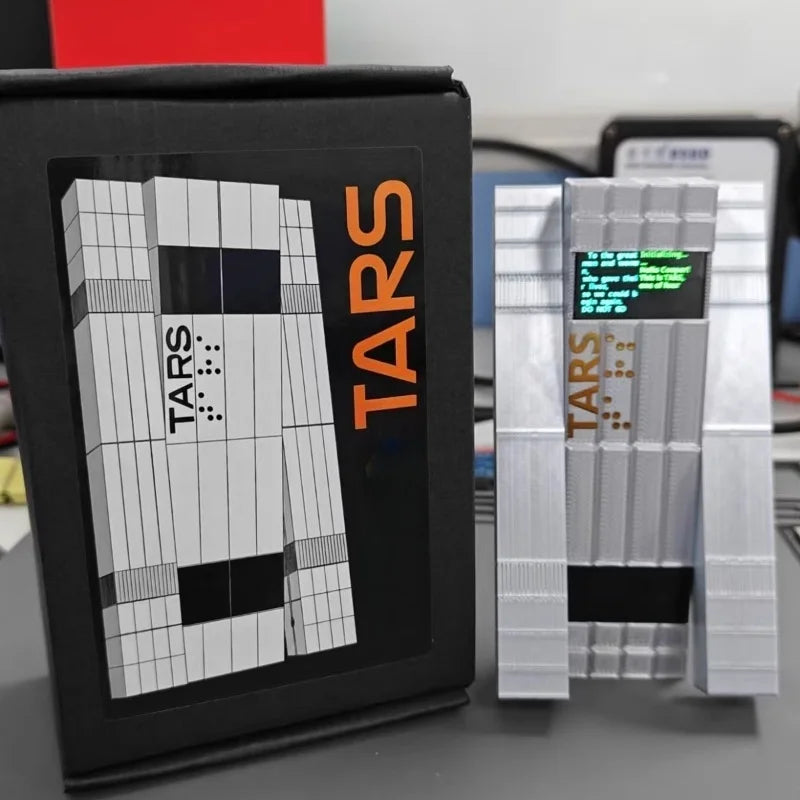 Interstellar Peripheral  Merch– Tars And Case Robot Action Figure Model Toys Gift For Fans