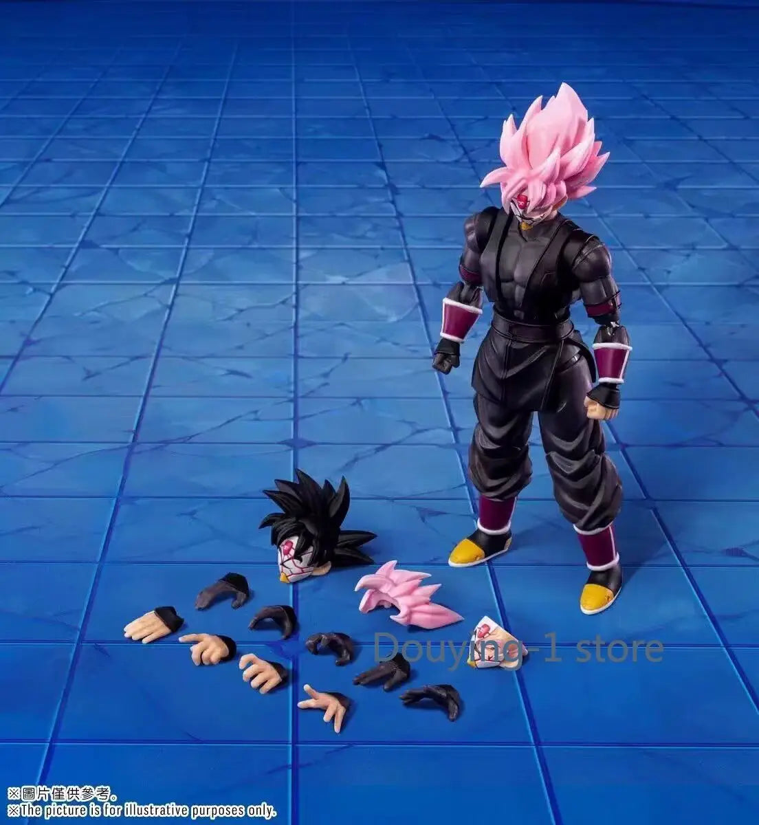 Dragon Ball S.H.Figuarts Shf Ultimate Atrocious Black Goku Zamasu Action Figure Anime Collector Model En Stock
