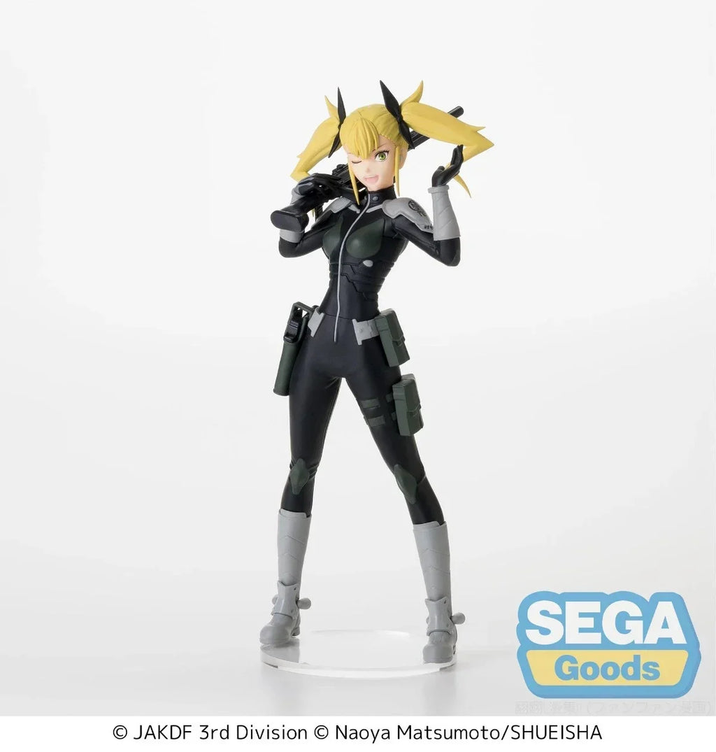 In Stock SEGA Luminasta Kaiju No. 8 Hibino Kafka Ashiro Mina 20Cm Original Anime Figure Pvc Model Collectible Toys for Boys