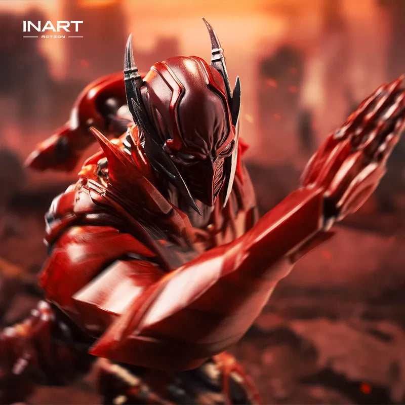 Neue INART Batman The Red Death Actionfigur MAG-C001 1/12 Dark Nights Metal The Flash Comic Bruce Wayne Spielzeug Geschenk