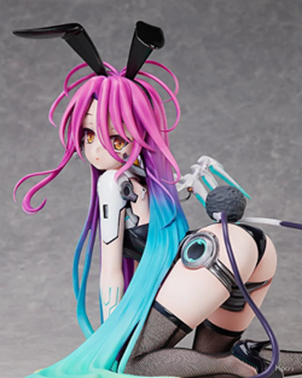 15cm Anime No Game No Life Figure Shiro Figure B-style Bunny Girl Ver Kneeling Figure Toy Gift Collection Aciton Figure PVC
