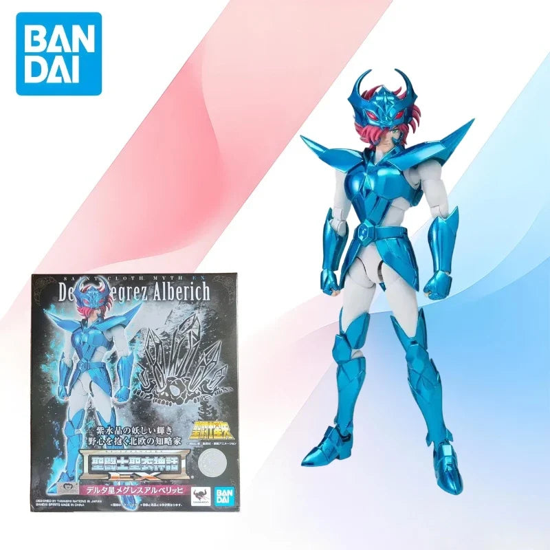 In Stock BANDAI Saint Seiya Saint Cloth Myth EX Delta McGrath Alberich 18cm Anime Character Figure Toy