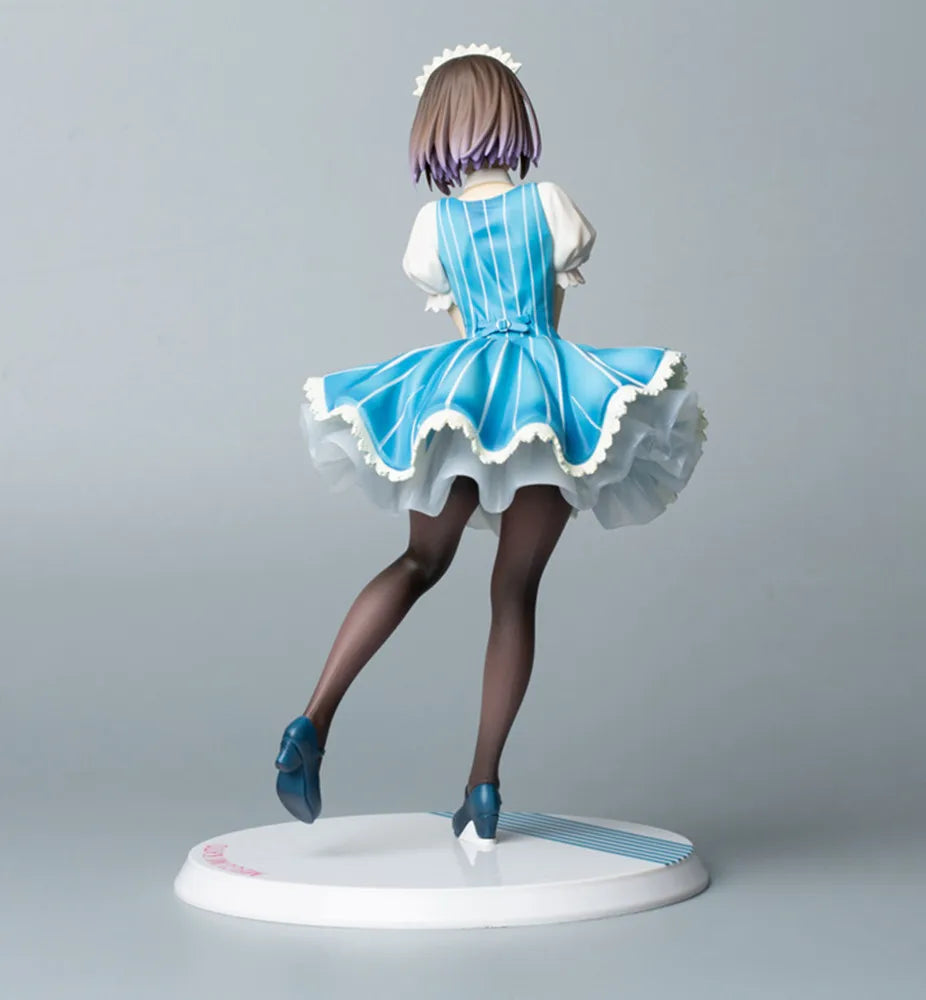 24CM Saekano How to Raise a Boring Girlfriend Anime Figure Maid Megumi Kato PVC Action Figure Model Statue Model Collection Toys