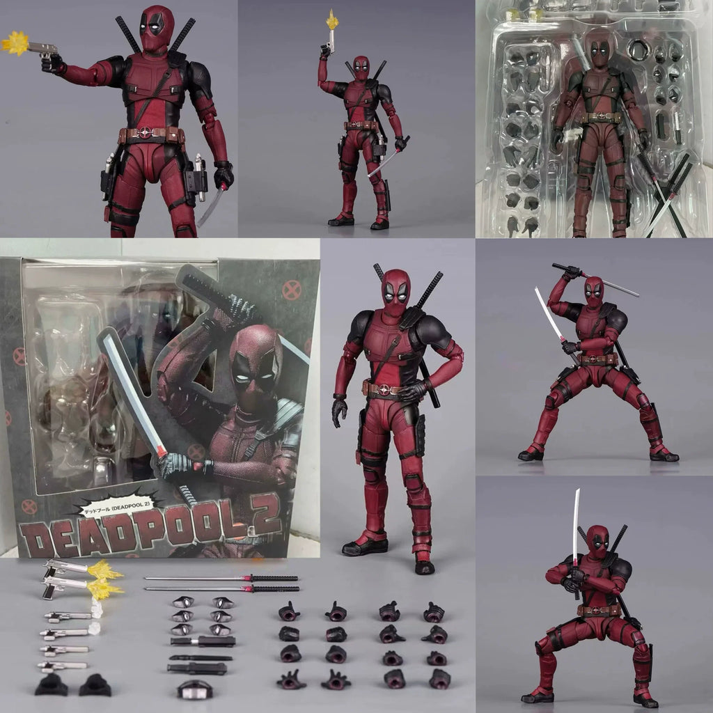 16cm Deadpool 2 Shf Action Figure Pvc Superhero Collection Doll Movable Model Toys Joint Movable Dolls Kids Birthday Gift