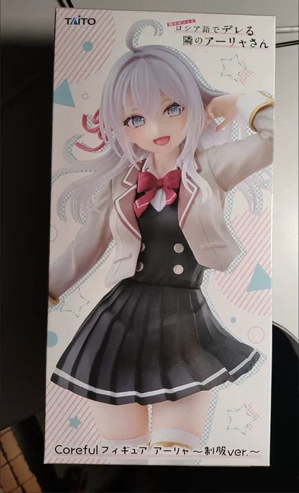 In Stock Coreful Taito Alya Sometimes Hides Her Feelings in Russian Anime Figures Alisa Figure Uniform Collect Model Toys Gift