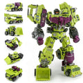 40cm JINBAO 6in1 Transformation Oversize Construction Vehicle Jinbao Devastator Figure Toys Gift