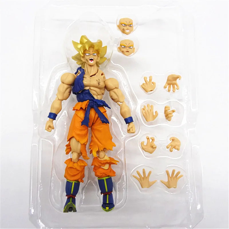 13 types Dragon Ball Super Broly Son Goku Vegeta Gogeta Action Figure Model Toys Joint Movable Doll Birthday Present