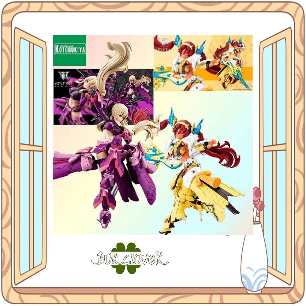 Genuine Original KOTOBUKIYA MEGAMI DEVICE AUV AME NO UZUME SUNSHINE AUV AMATERASU ECLIPSEAnime Action Figure Assembly Model Toys