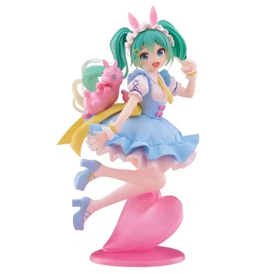 2026 Hot Original Genuine Model Hatsune Miku x Rody 17cm AMP Fairy Tale Figure Anime Figurine Collections Toys Gifts Wholesale