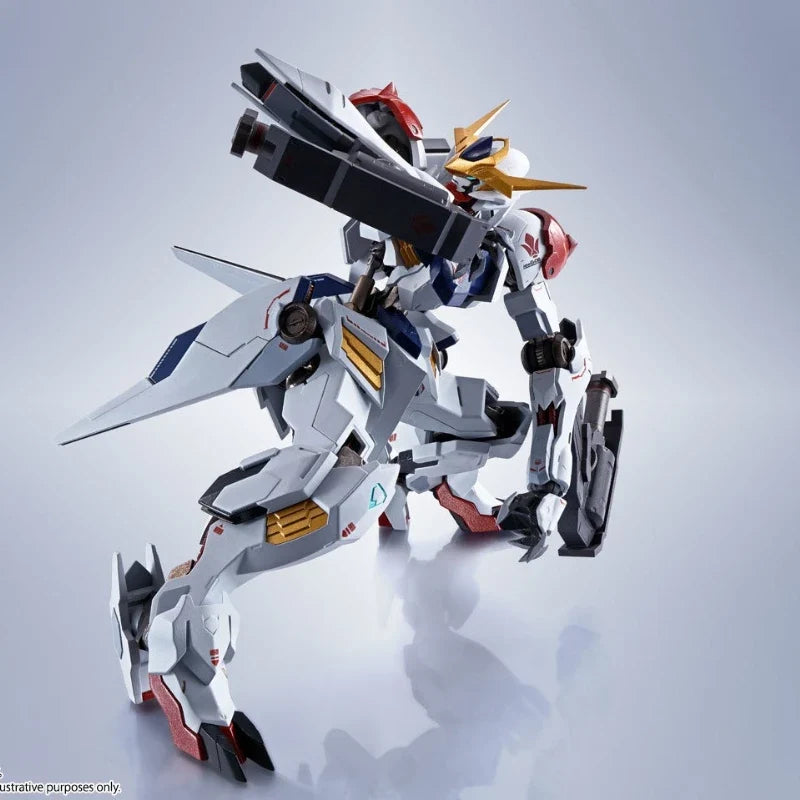 BANDAI Original MR Series ASW-G-08 Gundam Barbatos Lupus Anime Action Figure Assembly Desktop Ornament Toys Collectible Model