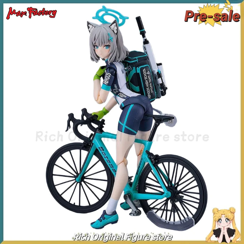 【In Stock】Original Max Factory Figma#644/644-DX -Blue Archive- Sunaōkami Shiroko Cycling Anime Action Figure Model Toy Ornaments