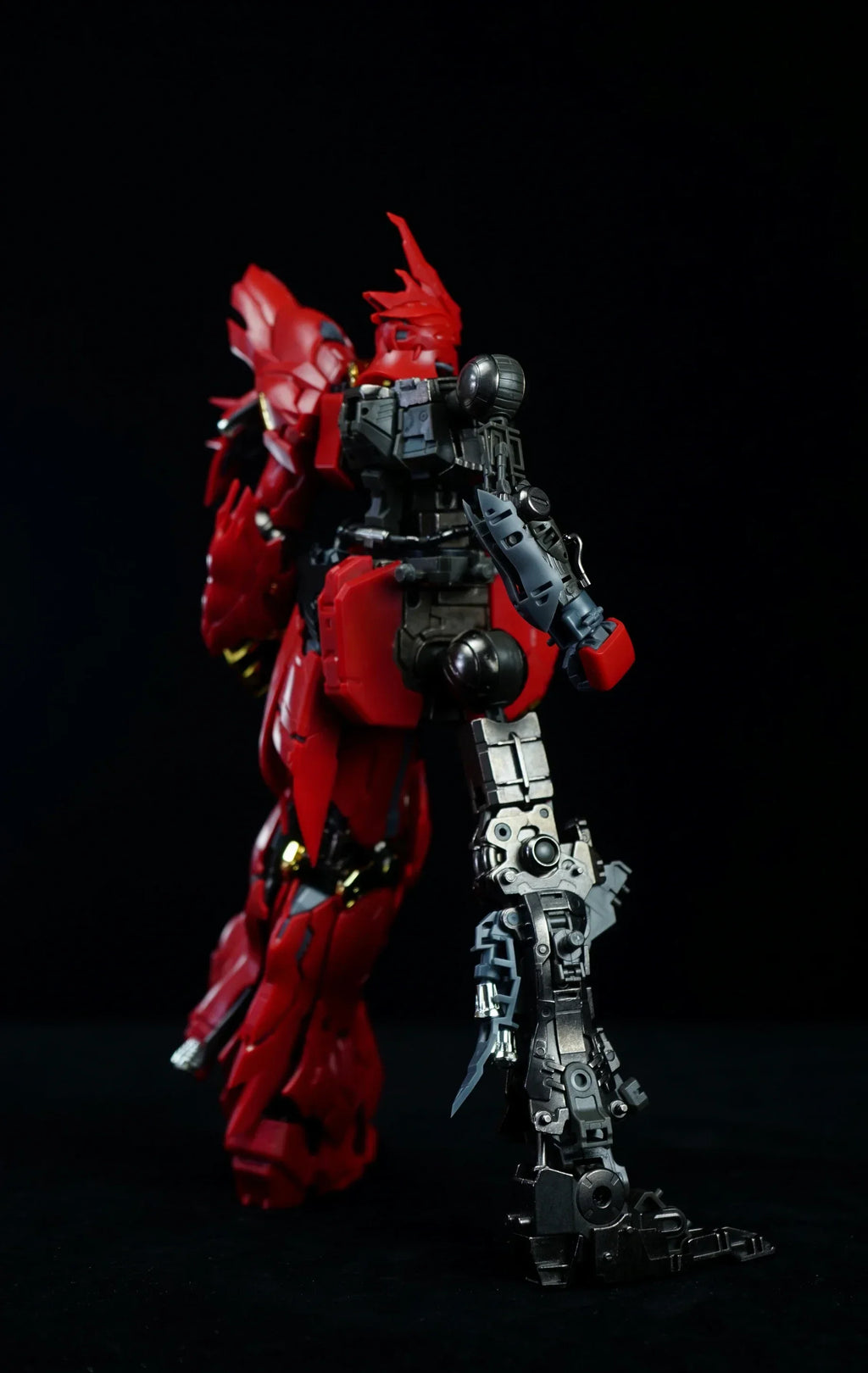 Iron Toys Metal Frame Parts for Sinanju 1/100 MG MSN-06S Alloy Skeleton Assembly Action figure Accessories With original box