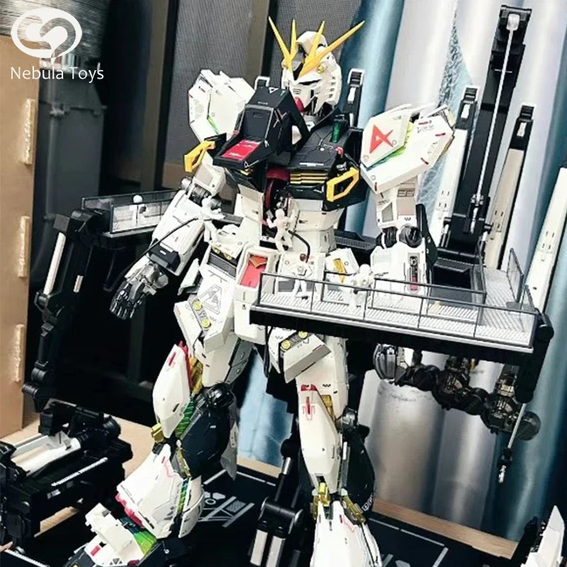 In Stock 1/60 Daban Metal Structure Rx-93 V Action Figures Equipped With Floating Cannon Assembly Model Collect Kid Toys Gifts