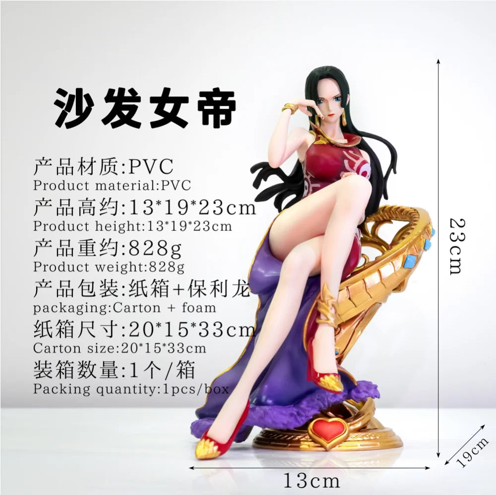 One Piece JT Studio Boa Hancock (Throne Empress) 26cm Anime Statue – Fully Painted Deluxe Articulated Figure | Collectible Model