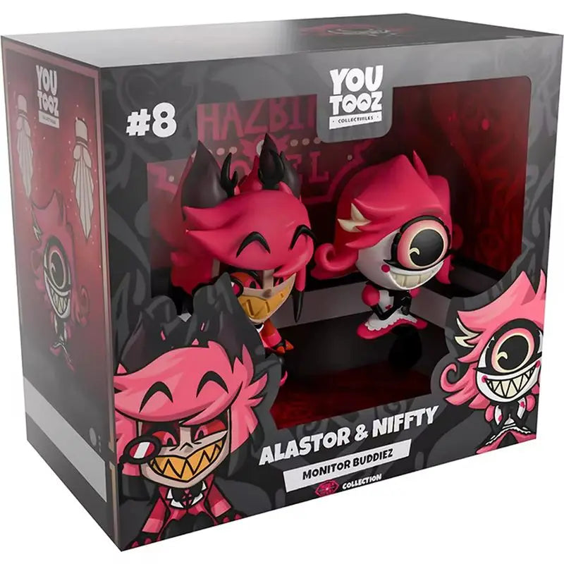 Official Hazbin Hotel Alastor & Characters Figure Set Official Youtooz Collectible Action Figures Toy for Fans
