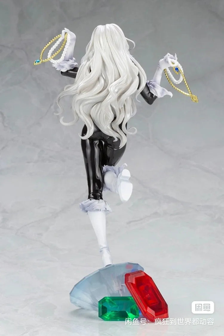 Marvel Black Cat 25cm Bishoujo Pvc Action Figure - Collectible Model Toy Display Doll For Desktop Decoration Ideal Birthday Gift