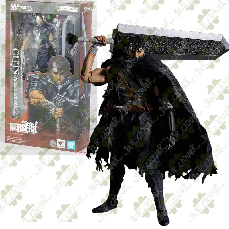 Bandai SHF Berserk Guts Farnese de Vandimion Schierke Action Figures Posable Collectibles Painted Detailed Anime-Accurate