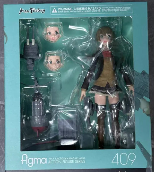 Original Max Factory Figma#423 Fleet Collection Kumano Anime Figure Model Toy Gift Collection