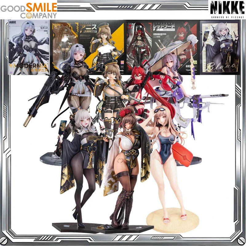 Good Smile Original Hyper Body NIKKE:The Goddess of Victory Anime Modernia Red Hood Anis Guren Rapi Actionfigur Spielzeug Geschenkmodell