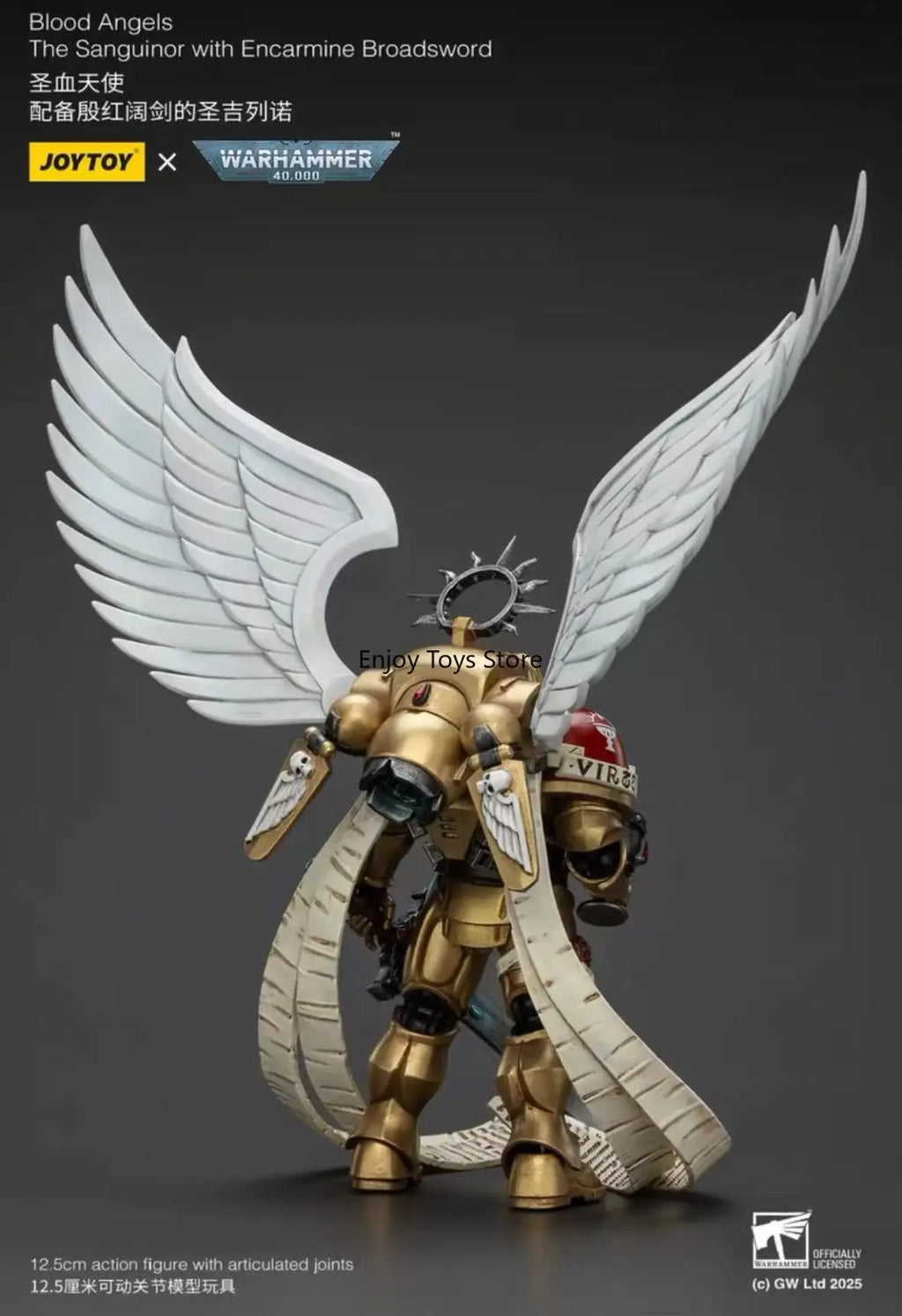 Pre-sale JOYTOY Dark Source Warhammer 40k Blood Angel Sanguinor 1/18 Movable Soldier