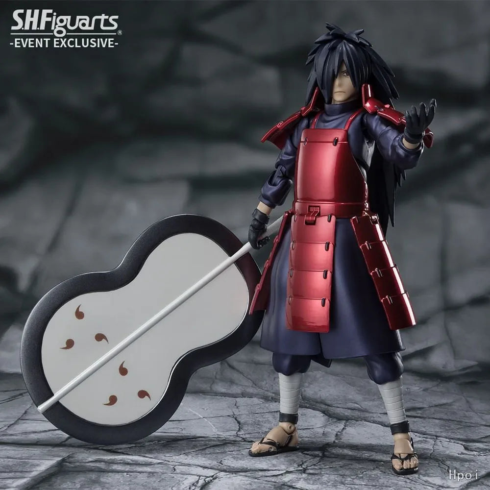 Bandai S.H.Figuarts (Shf) Naruto Shippuden Uchiha Madara - Exhibition Limited Edition - Anime Action Figure Collection Model Toy