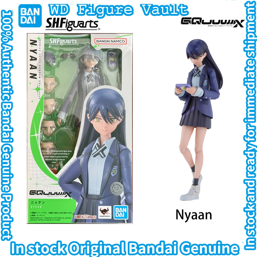Auf Lager Bandai S.H.Figuarts Gundam GQuuuuuuX Shuji Ito Nyaan Amate Yuzuriha (MACHU) Figuren Modell Originalverpacktes Spielzeug Geschenk