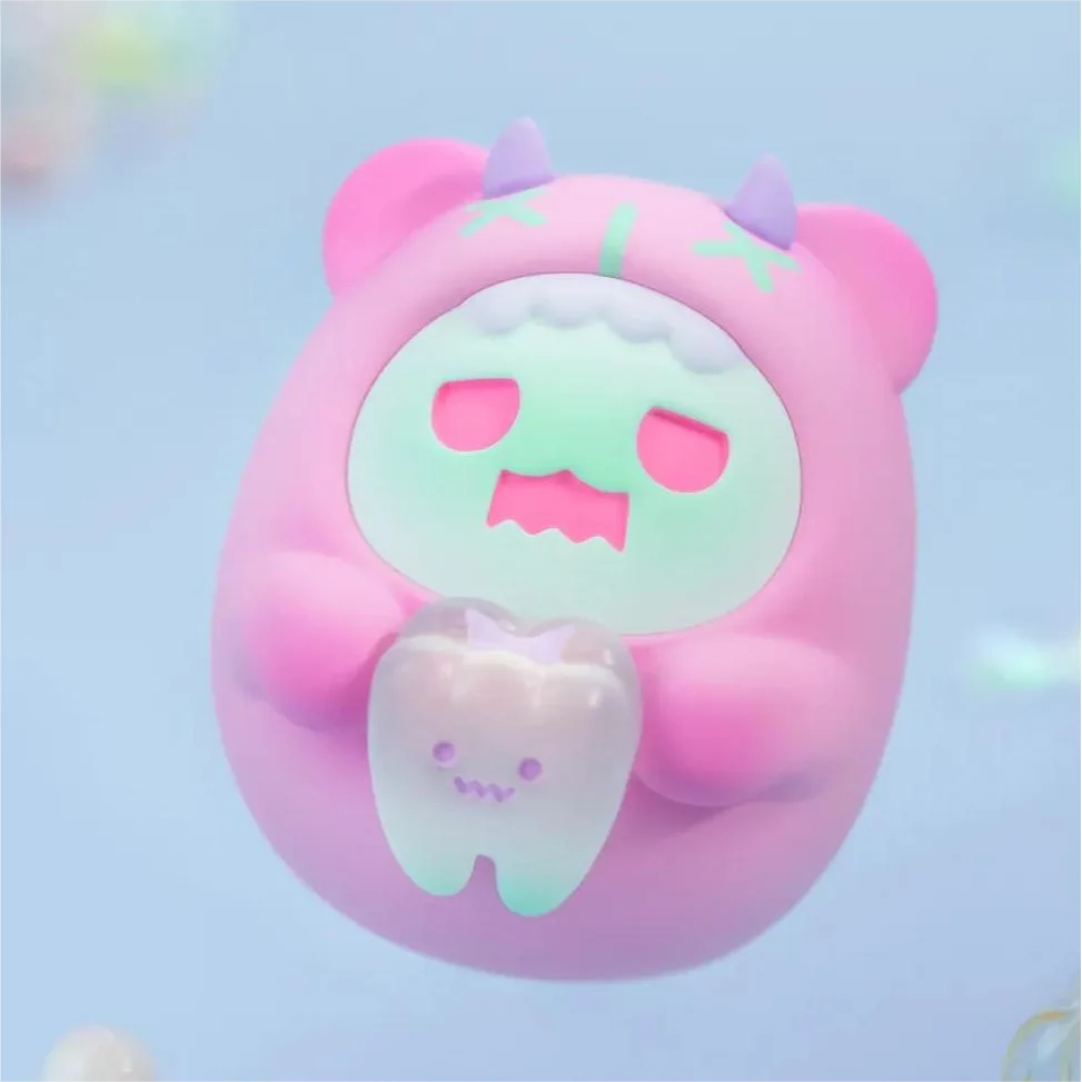 Shinwoo Ghost Bear Collection Action Figures Fashion Toys Limited Cute Dolls Spring Fox Birthday Gift Cartoon Ornament